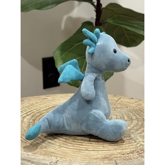 Jellycat Little Puff Sapphire Dragon Plush Blue Small Jelly Cat Stuffed Animal - Picture 5 of 9